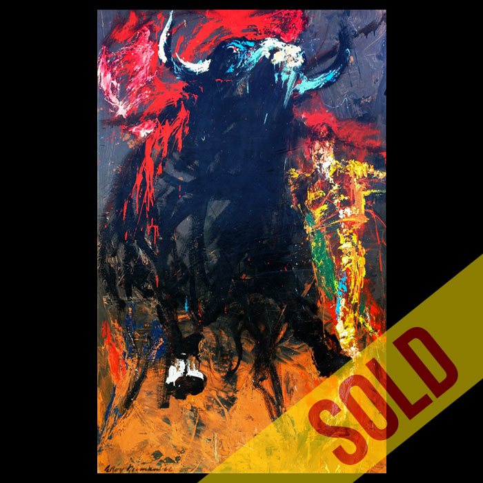 Bullfight, Original Art by LeRoy Neiman